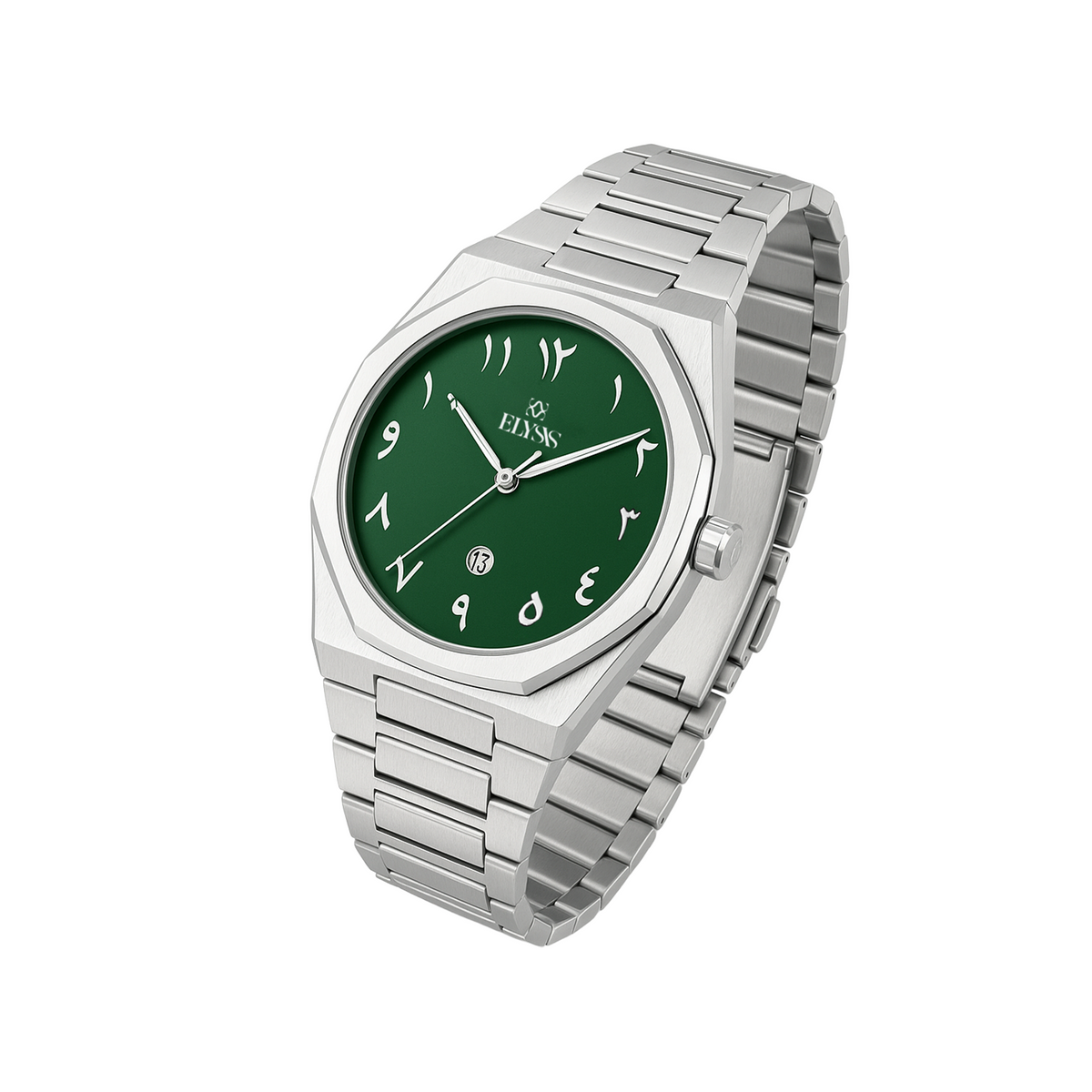 Montre Premium - Vert Argent