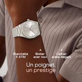 Montre Premium - Argentée
